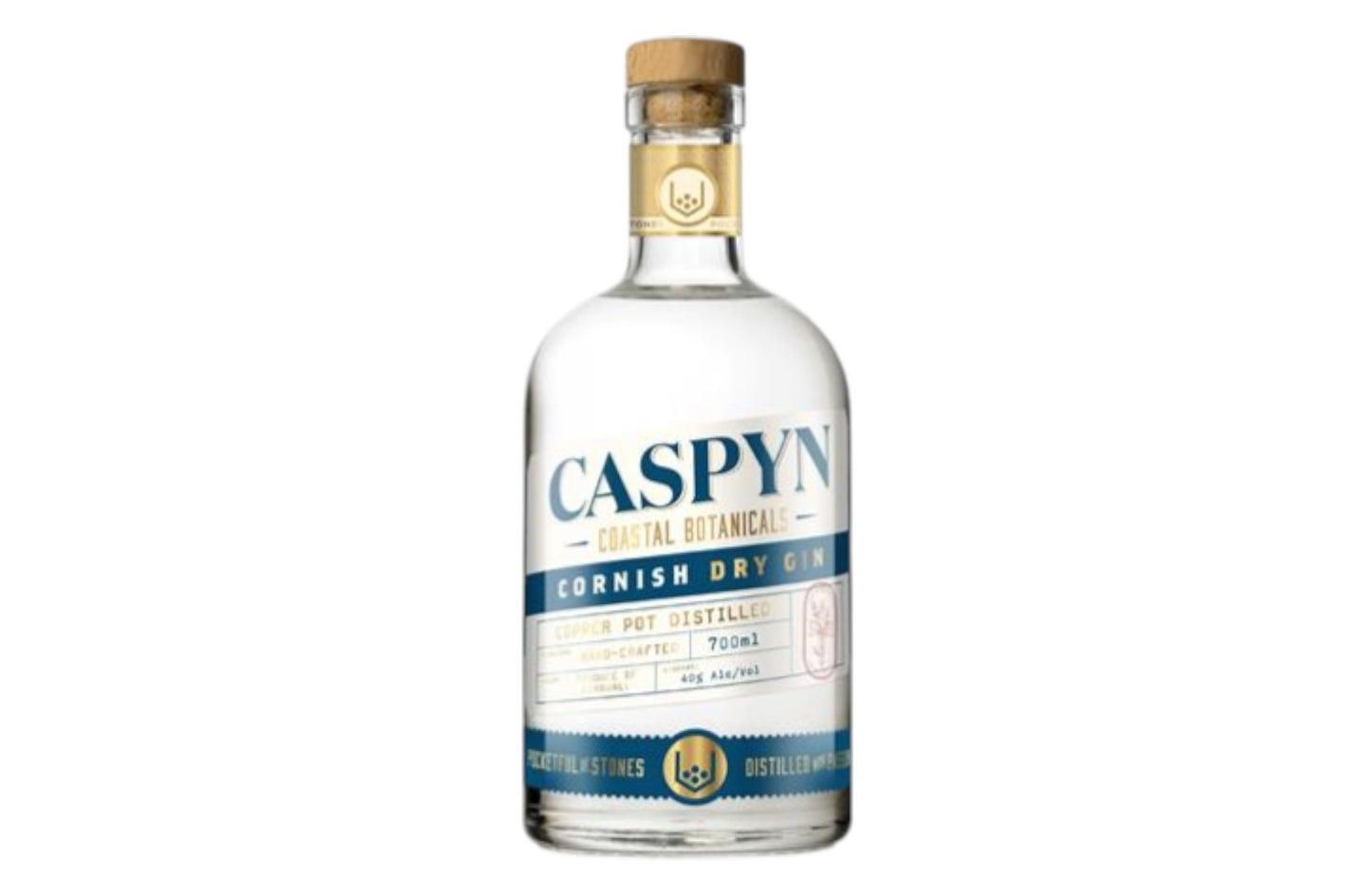 CASPYN CORNISH DRY GIN 750ML (40%)