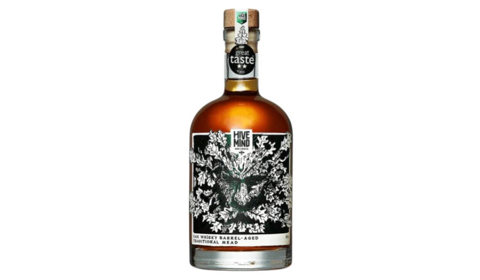 HIVE MIND OAK WHISKY BARREL AGED TRADITIONAL MEAD 500ML (18%)