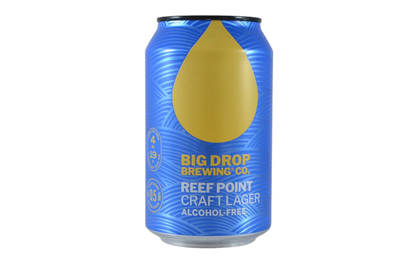 Reef Point Big Drop Brewing Co  Non-Alcoholic Beer  330ml (0.5% ABV)