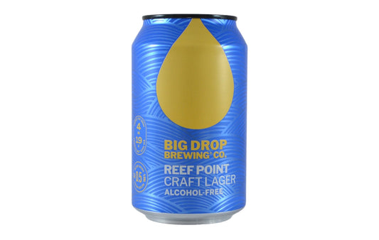 Reef Point Big Drop Brewing Co  Non-Alcoholic Beer  330ml (0.5% ABV)