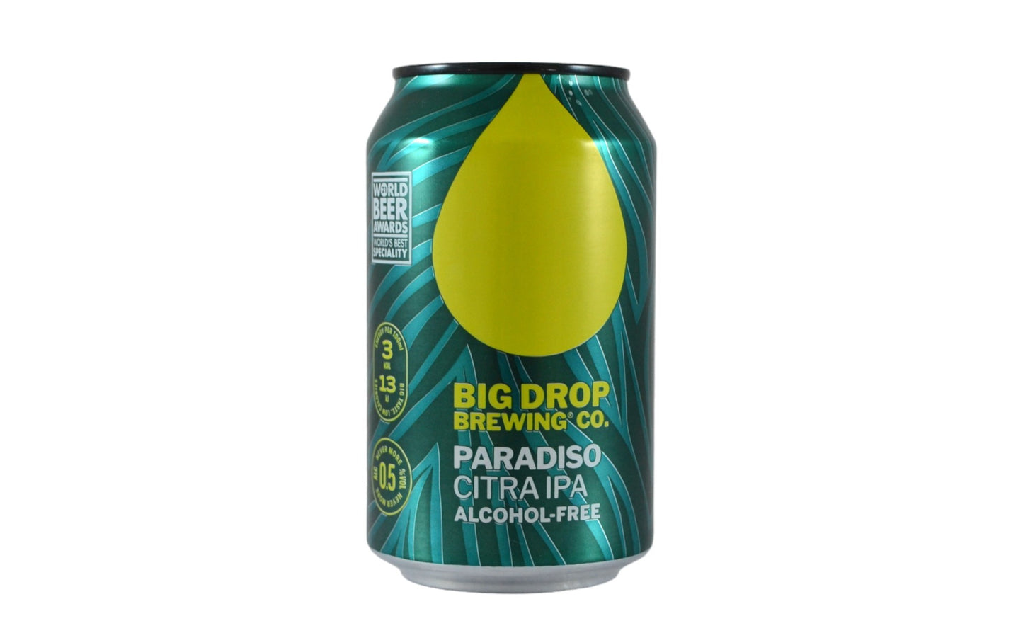 Paradiso Citra IPA Big Drop Brewing Co  Non-Alcoholic Beer 330ml (0.5% ABV)