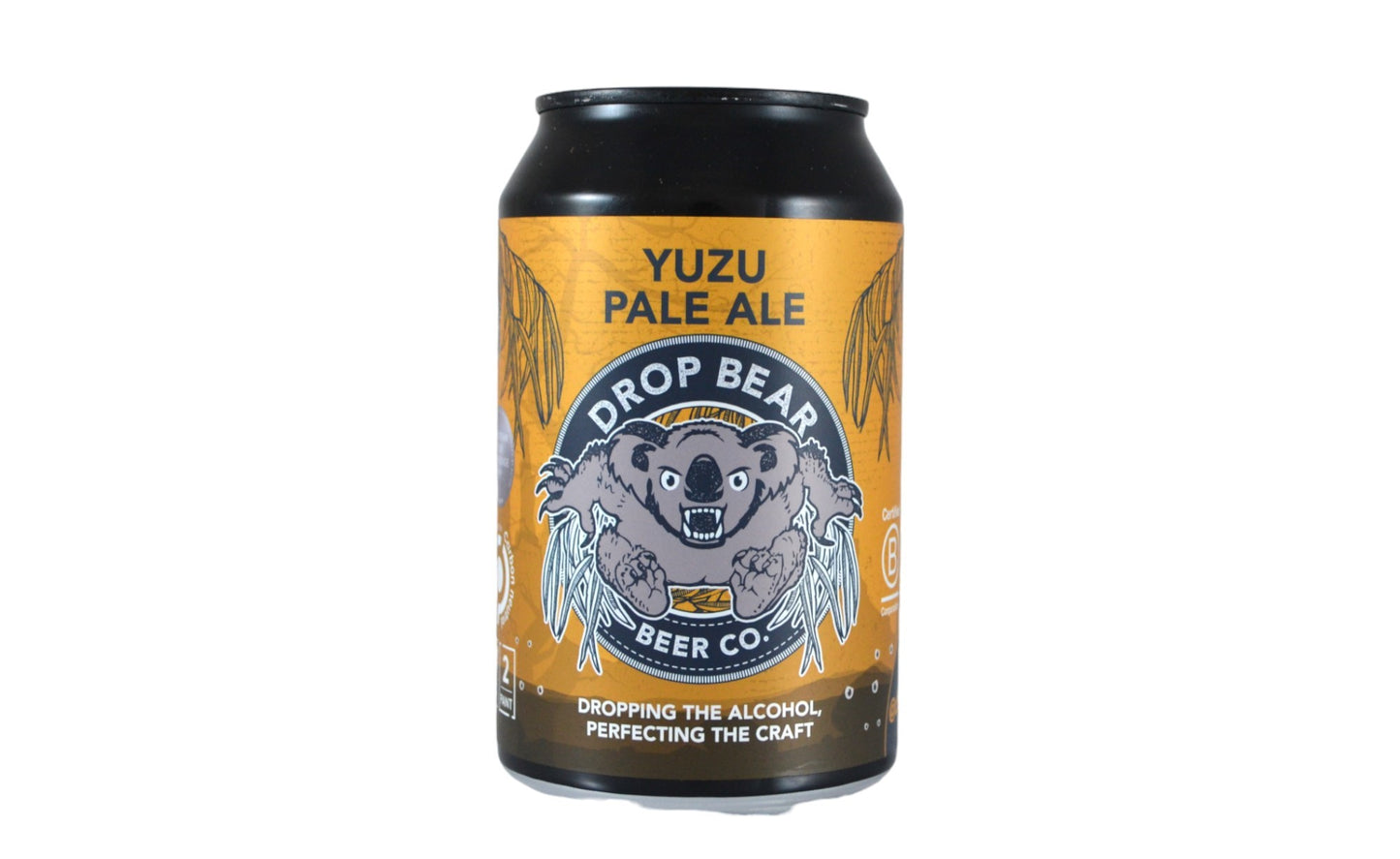 Yuzu Pale Ale Drop Bear Beer Co.  Non-Alcoholic Beer 330ml (0.5% ABV)