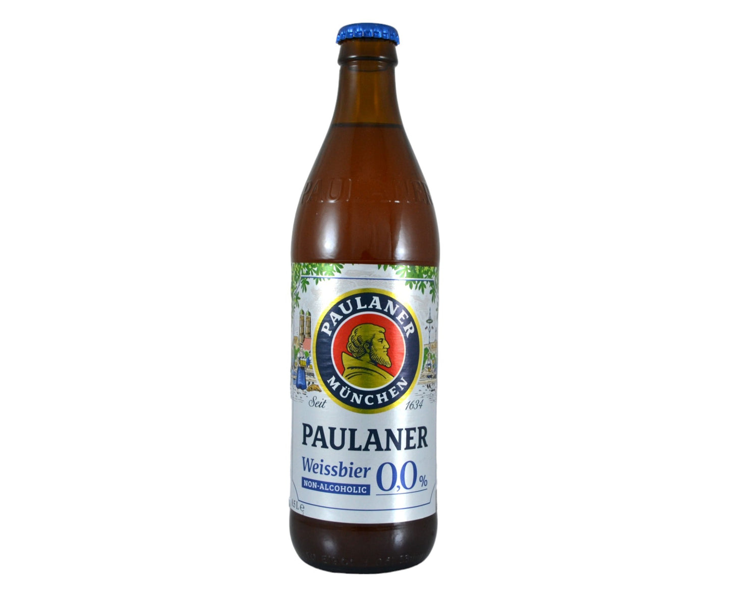 Paulaner Hefe-Weißbier Alkoholfrei / Weissbier 500ml (0.5% ABV)