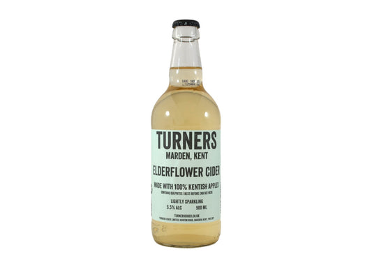 Elderflower Turners Cider 500ml (5.5% ABV)