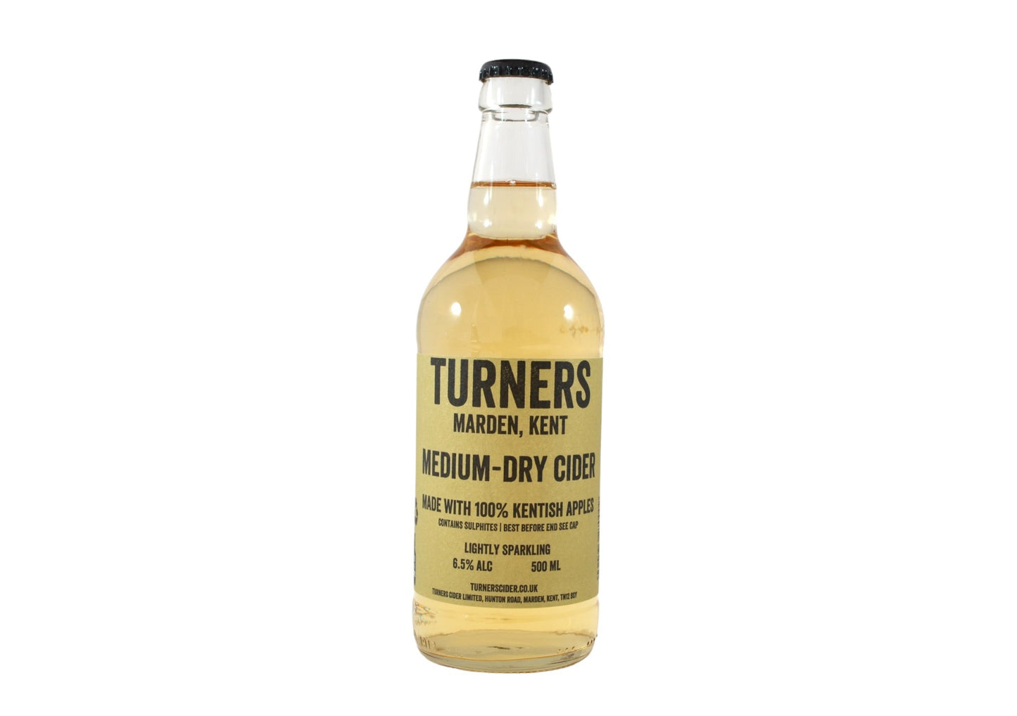 Medium-Dry Turners Cider 500ml (6.5% ABV)