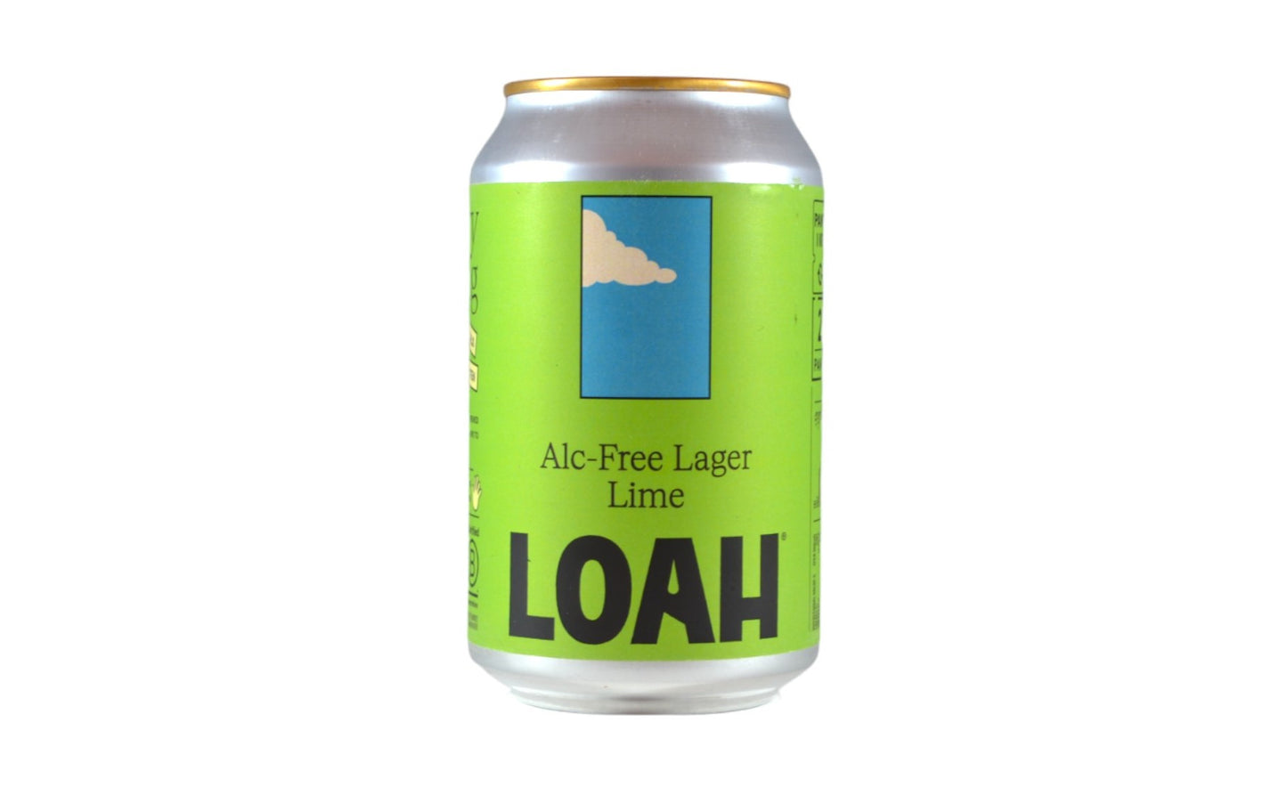 Lager Lime LOAH 330ml (0.5%ABV)