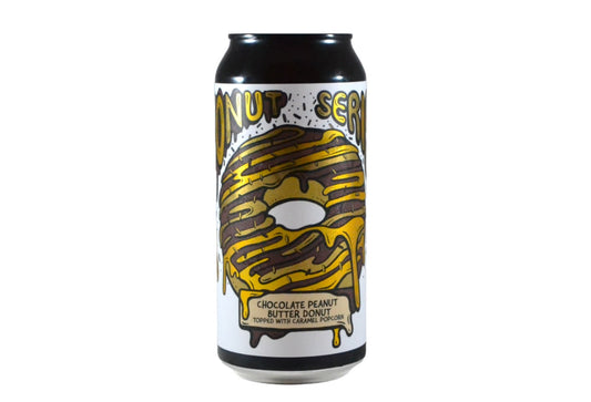 DONUT SERIES - Chocolate Peanut Butter Cup With Salted Caramel Glaze Amundsen Brewery 440ml (7.0%ABV)