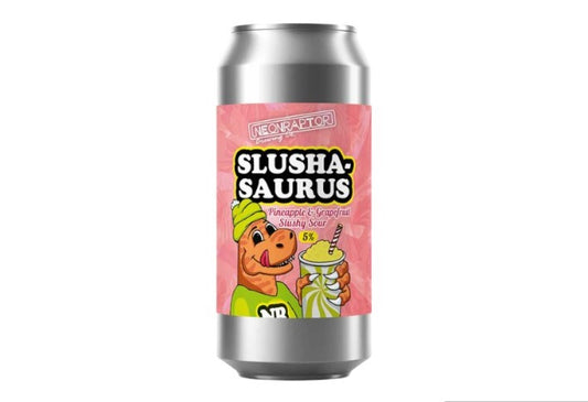 Slushasaurus Pineapple + Grapefruit Neon Raptor Brewing Co. 440ml (5.0%ABV)