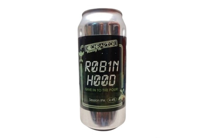 R0B1N H00D Neon Raptor Brewing Co. 440ml (4.4%ABV)