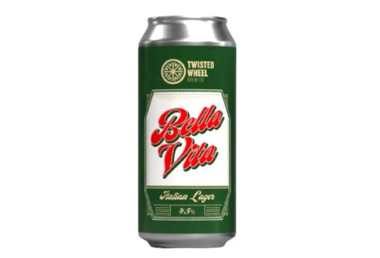 Bella Vita Twisted Wheel Brew Co.440ml (4.5%ABV)