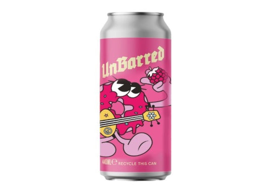 Donut Party: Raspberry Jammin Pastry Sour UnBarred Brewery 440ml (6.3%ABV)