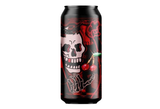 Blood & Ink (Blackberry, Cherry, Plum & Squid Ink Sour) Vault City Brewing 440ml (4.9%ABV)