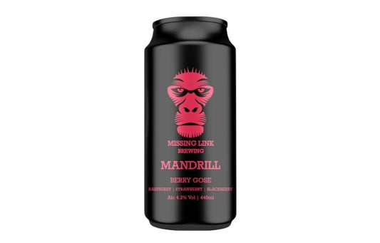 Mandrill Berry Gose Missing Link Brewing 440ml (4.2%ABV)
