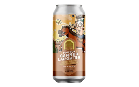Cowboy Canned Laughter with Kim Blythe Vault City Brewing 440ml (5.0%ABV)